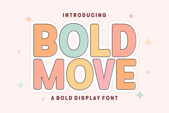 Bold Move Typeface: A Dynamic Display Font for Digital Brands