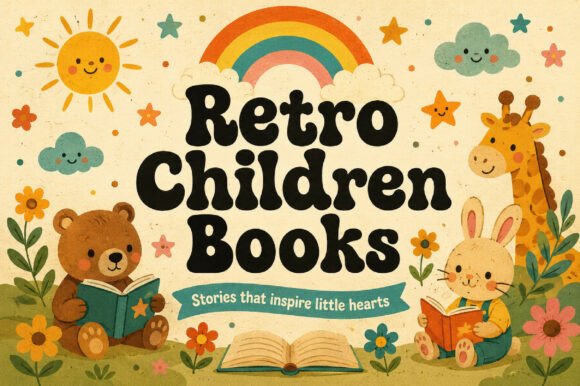 Bringing Nostalgia to Life with Retro Children Books Typeface