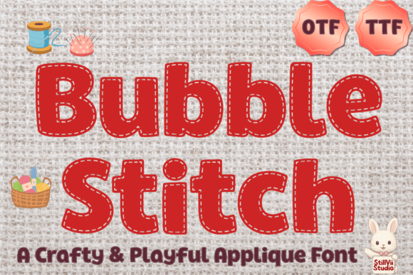 Bubble Stitch: The Playful Display Font for Modern Editorial Design