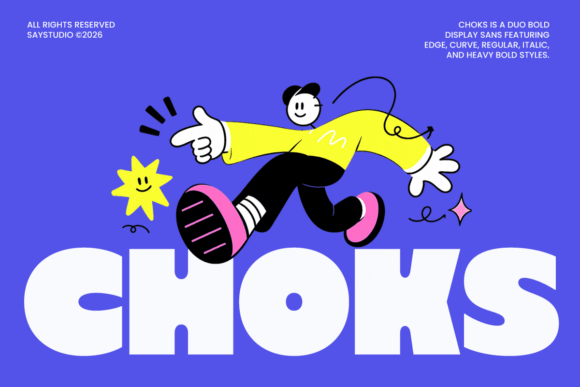 Choks: The Bold Display Typeface That Stops the Scroll