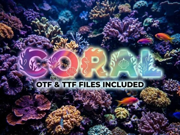 Coral: The Vibrant Display Font That Elevates Small Business Branding
