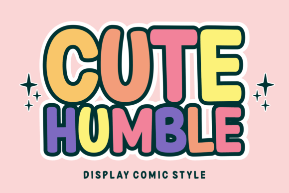 Cute Humble: A Playful Display Typeface for Digital Brands