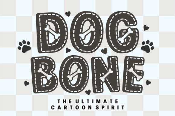Dog Bone: A Playful Display Font for Handmade Creators