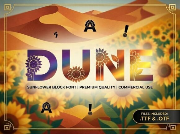 Dune: The Organic Display Typeface for Modern Web Design