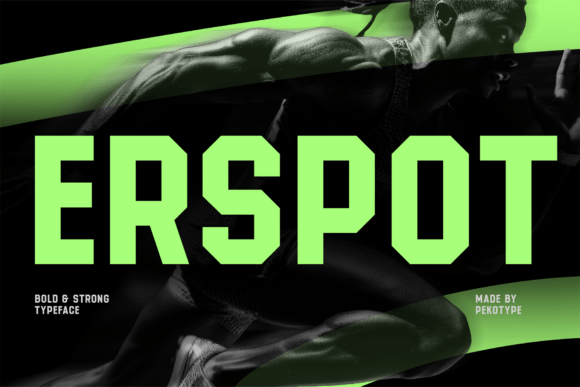 Erspot: The Bold Display Typeface for High-Energy Editorial Design