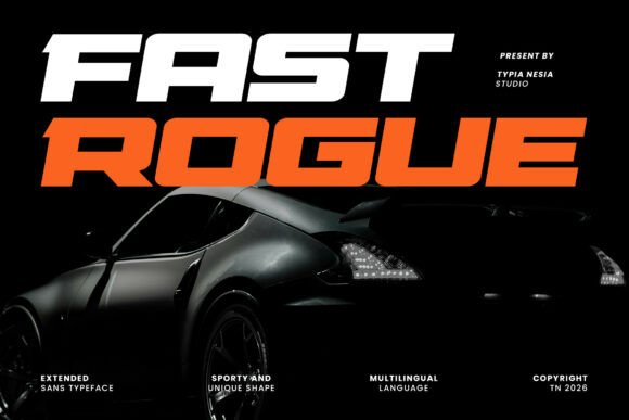 Fast Rogue: The Bold Typeface That Powers Small Business Branding