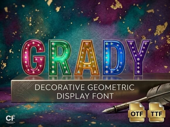 Grady: A Display Font for Royal Editorial Design