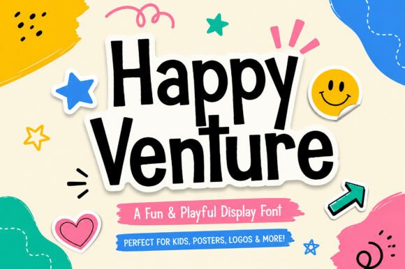 Happy Venture: The Cheerful Typeface That Elevates Editorial Design
