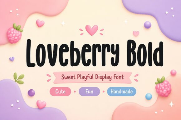 Loveberry Bold: The Perfect Display Typeface for Editorial Warmth