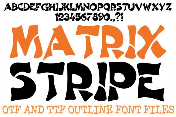 Matrix Stripe: The Modern Typeface for Scroll-Stopping Visuals