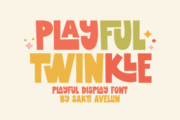 Playful Twinkle: The Retro-Modern Display Font for Campaigns