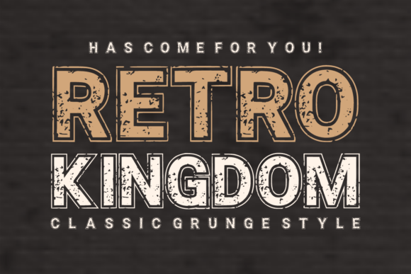 Retro Kingdom: The Ultimate Display Typeface for Bold Web Design