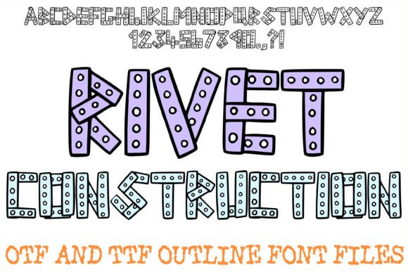 Rivet Construction: The Industrial Typeface for Strong Brand Identity