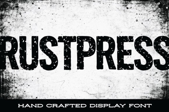 Rustpress: A Bold Display Typeface for Digital Branding