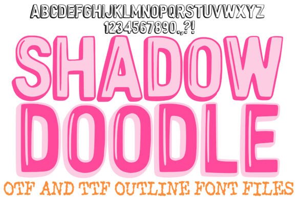 Shadow Doodle: The Perfect Display Typeface for Editorial Design