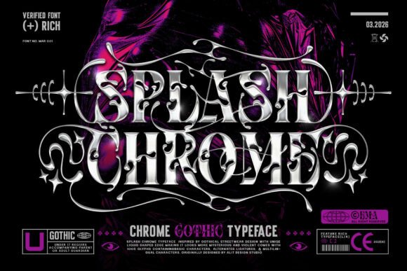 Splash Chrome: The Modern Display Typeface for Editorial Design