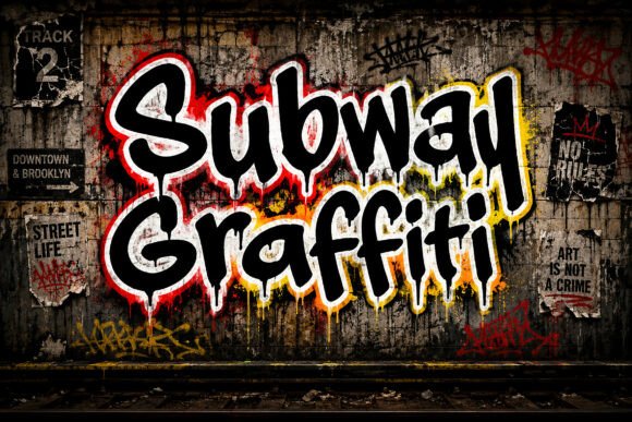 Subway Graffiti: The Urban Typeface for Bold Small Business Branding