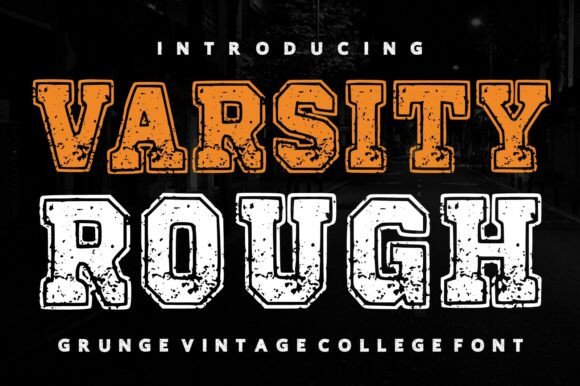 Varsity Rough: The Bold Display Typeface for Impactful Web Design
