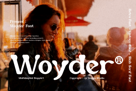 Woyder: The Warm Display Typeface for Authentic Branding